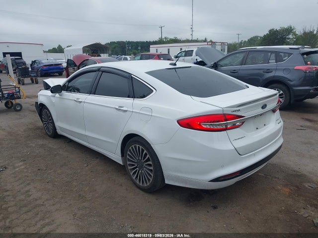 46018319 :رقم المزاد ، 3FA6P0RU6HR356451 vin ، 2017 Ford Fusion Hybrid Titanium مزاد بيع