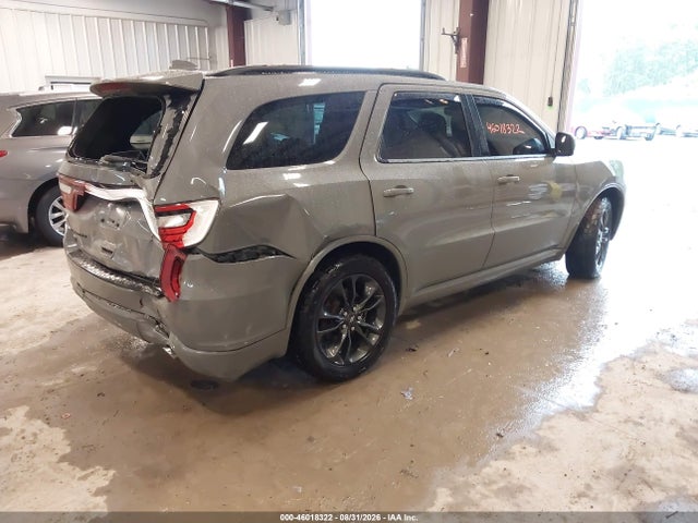 2022 Dodge Durango Gt Plus Awd მანქანა იყიდება აუქციონზე, vin: 1C4RDJDG5NC208261, აუქციონის ნომერი: 46018322