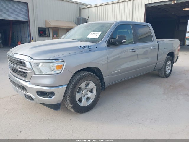 Продаж на аукціоні авто 2022 Ram 1500 Big Horn  4x4 6'4 Box, vin: 1C6SRFMT8NN307732, номер лоту: 46018353