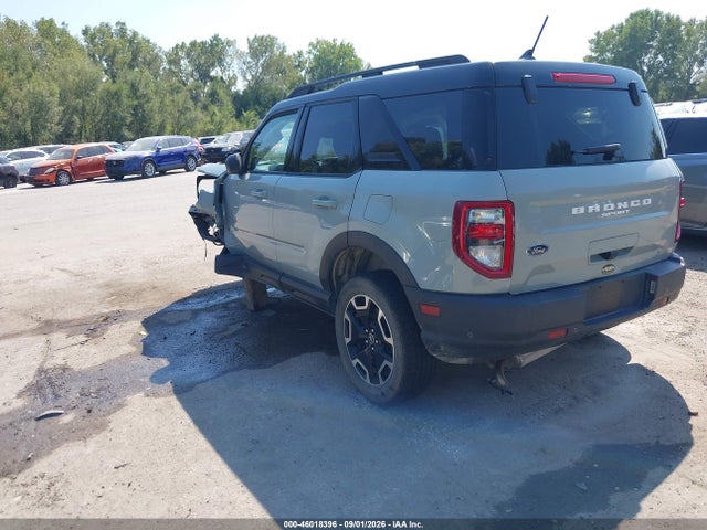 2021 Ford Bronco Sport Outer Banks მანქანა იყიდება აუქციონზე, vin: 3FMCR9C63MRA02642, აუქციონის ნომერი: 46018396