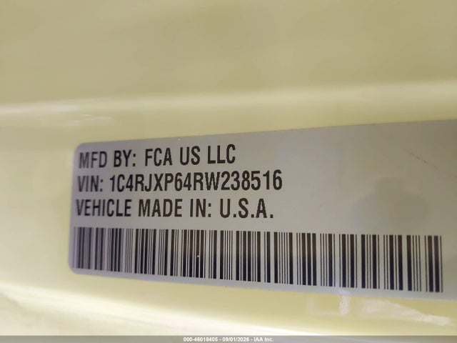 Aukcja sprzedaży 2024 Jeep Wrangler 4xe Sahara 4xe, vin: 1C4RJXP64RW238516, numer aukcji: 46018405