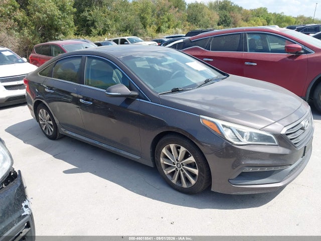 2016 Hyundai Sonata Sport მანქანა იყიდება აუქციონზე, vin: 5NPE34AF7GH342551, აუქციონის ნომერი: 46018541