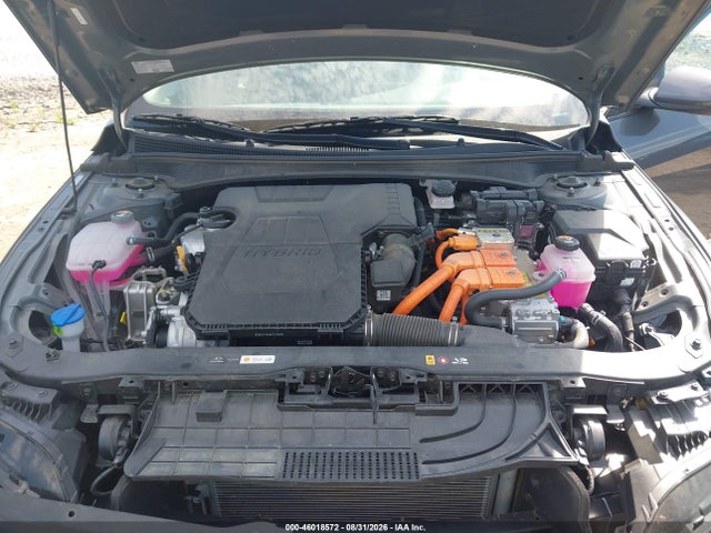 KMHLM4DJ6SU160869 Hyundai Elantra Hybrid Blue