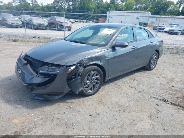 KMHLM4DJ6SU160869 Hyundai Elantra Hybrid Blue