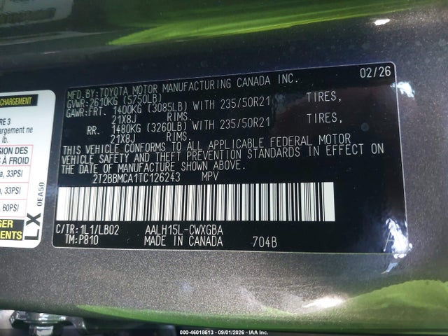 Lexus Rx 350h Premium+ 2026 2T2BBMCA1TC126243 Image 9