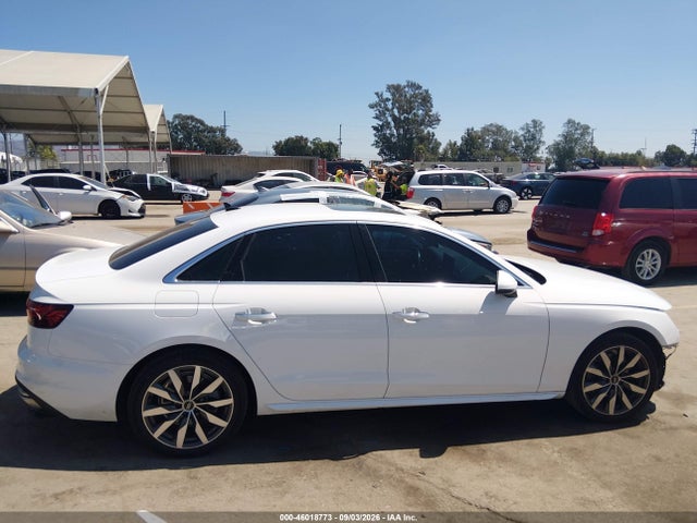 2023 Audi A4 Premium 40 Tfsi Quattro S Tronic მანქანა იყიდება აუქციონზე, vin: WAUABAF4XPN012312, აუქციონის ნომერი: 46018773