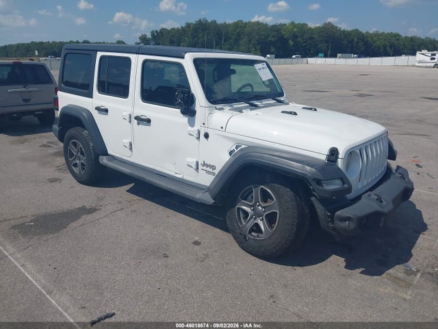 Продажа на аукционе авто 2018 Jeep Wrangler Unlimited Sport S 4x4, vin: 1C4HJXDG6JW227322, номер лота: 46018874