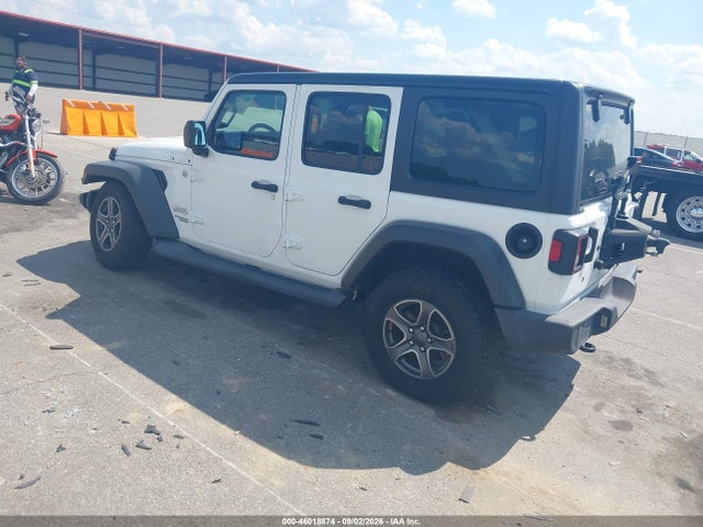 Продажа на аукционе авто 2018 Jeep Wrangler Unlimited Sport S 4x4, vin: 1C4HJXDG6JW227322, номер лота: 46018874