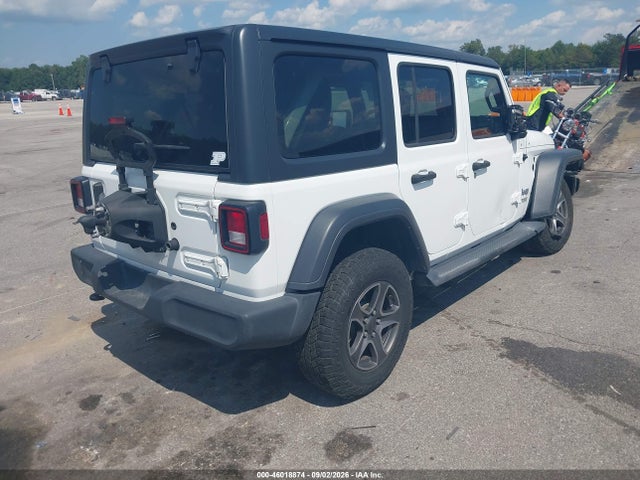 Продажа на аукционе авто 2018 Jeep Wrangler Unlimited Sport S 4x4, vin: 1C4HJXDG6JW227322, номер лота: 46018874