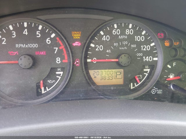 2006 Nissan Xterra S მანქანა იყიდება აუქციონზე, vin: 5N1AN08U26C544127, აუქციონის ნომერი: 46018981