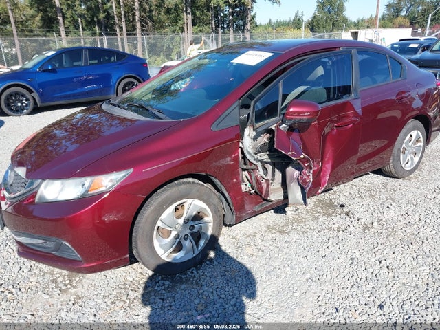 Aukcja sprzedaży 2014 Honda Civic Lx, vin: 19XFB2F51EE030478, numer aukcji: 46018985