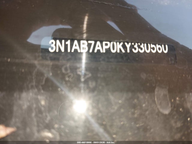 2019 Nissan Sentra Sr მანქანა იყიდება აუქციონზე, vin: 3N1AB7AP0KY330560, აუქციონის ნომერი: 46018998