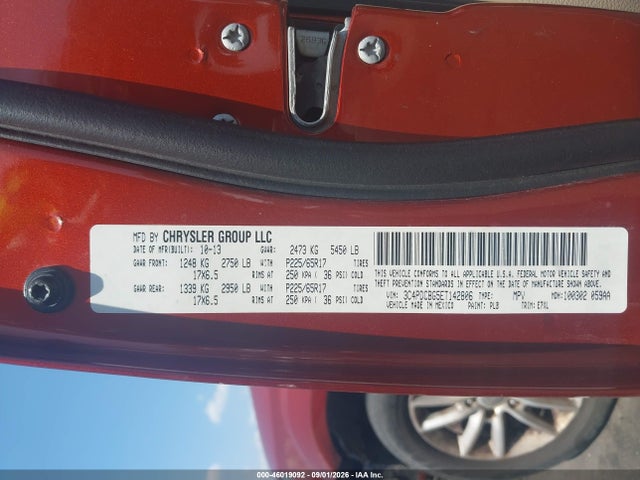 Продажа на аукционе авто 2014 Dodge Journey Sxt, vin: 3C4PDCBG5ET142806, номер лота: 46019092