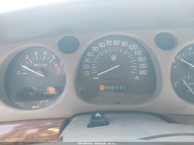 2001 Buick Lesabre Custom მანქანა იყიდება აუქციონზე, vin: 1G4HP54K71U274132, აუქციონის ნომერი: 46019138