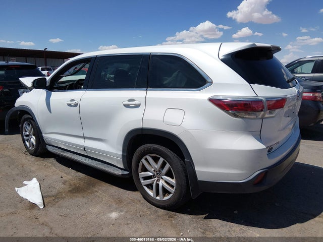 2016 Toyota Highlander Le V6 მანქანა იყიდება აუქციონზე, vin: 5TDZKRFH0GS167405, აუქციონის ნომერი: 46019168