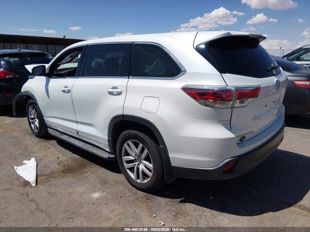 2016 Toyota Highlander Le V6 მანქანა იყიდება აუქციონზე, vin: 5TDZKRFH0GS167405, აუქციონის ნომერი: 46019168