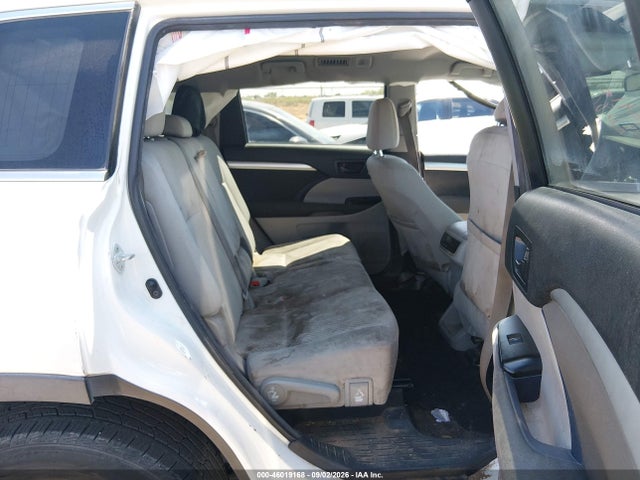 2016 Toyota Highlander Le V6 მანქანა იყიდება აუქციონზე, vin: 5TDZKRFH0GS167405, აუქციონის ნომერი: 46019168