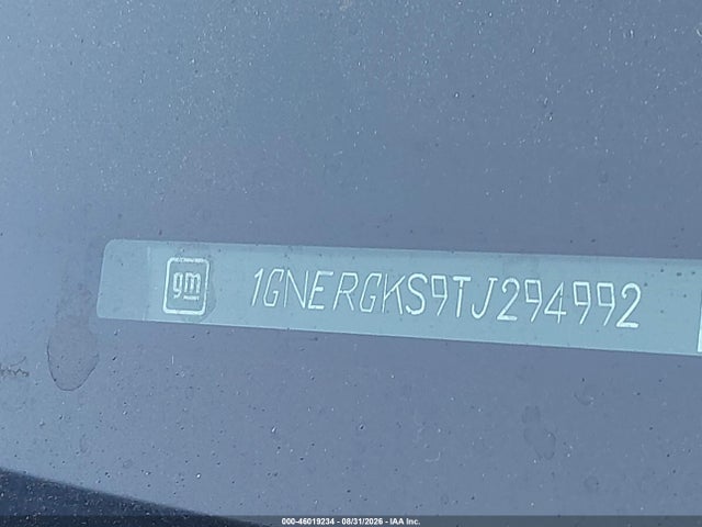 46019234 :رقم المزاد ، 1GNERGKS9TJ294992 vin ، 2026 Chevrolet Traverse Fwd Lt مزاد بيع