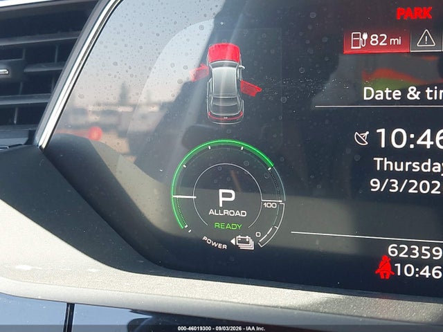 2022 Audi E-tron Sportback Premium S Line Quattro მანქანა იყიდება აუქციონზე, vin: WA11AAGE9NB013134, აუქციონის ნომერი: 46019300