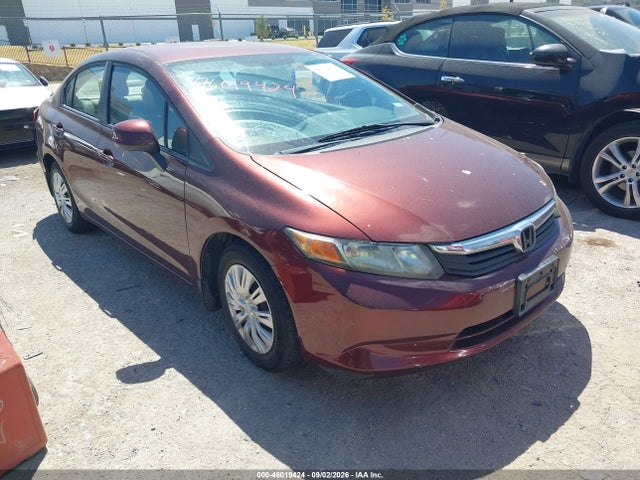 2012 Honda Civic Lx მანქანა იყიდება აუქციონზე, vin: 19XFB2F56CE105110, აუქციონის ნომერი: 46019424