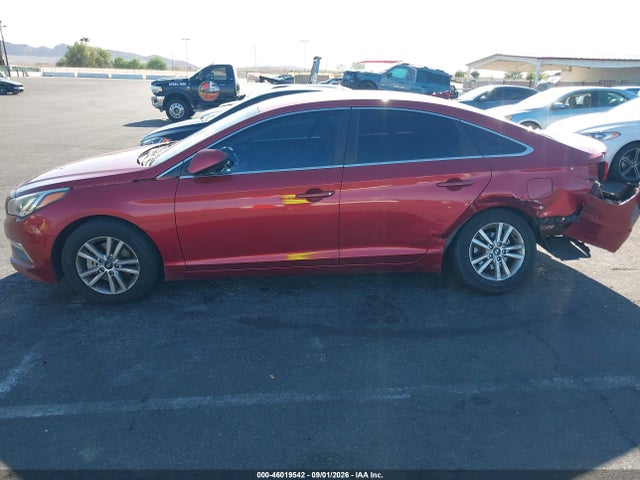 46019542 :رقم المزاد ، 5NPE24AF3FH255831 vin ، 2015 Hyundai Sonata Se مزاد بيع