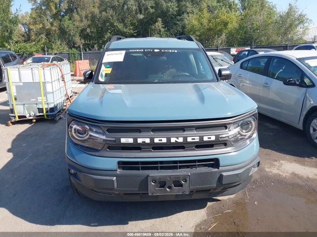 46019659 :رقم المزاد ، 3FMCR9B6XMRA96827 vin ، 2021 Ford Bronco Sport Big Bend مزاد بيع