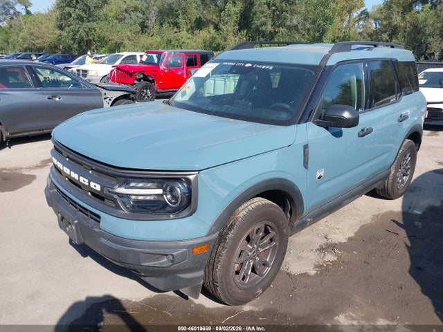 46019659 :رقم المزاد ، 3FMCR9B6XMRA96827 vin ، 2021 Ford Bronco Sport Big Bend مزاد بيع