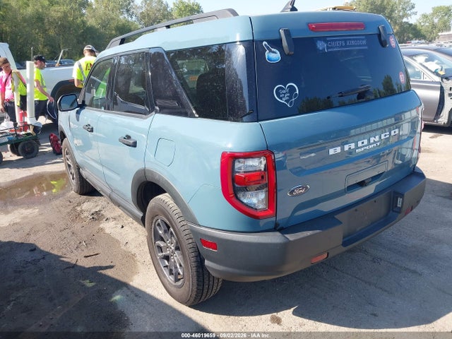 46019659 :رقم المزاد ، 3FMCR9B6XMRA96827 vin ، 2021 Ford Bronco Sport Big Bend مزاد بيع