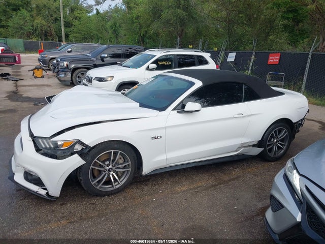 46019664 :رقم المزاد ، 1FATP8FF9G5277946 vin ، 2016 Ford Mustang Gt Premium مزاد بيع