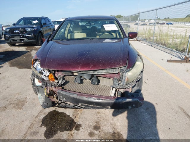 46019826 :رقم المزاد ، 1HGCP26368A040144 vin ، 2008 Honda Accord 2.4 Lx مزاد بيع