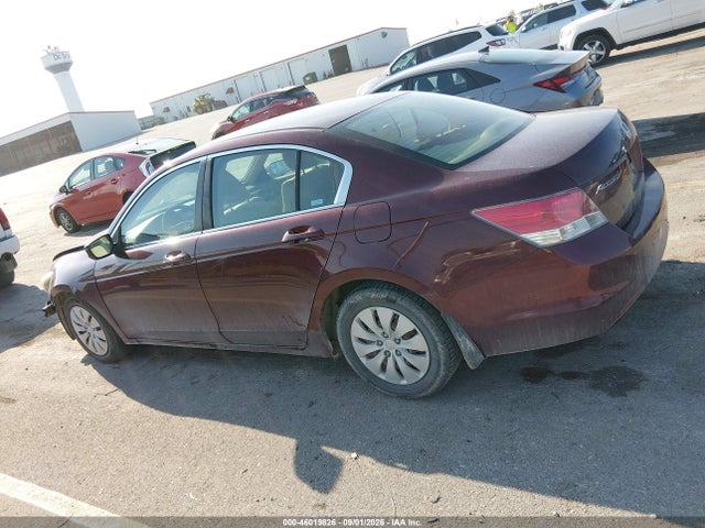 46019826 :رقم المزاد ، 1HGCP26368A040144 vin ، 2008 Honda Accord 2.4 Lx مزاد بيع