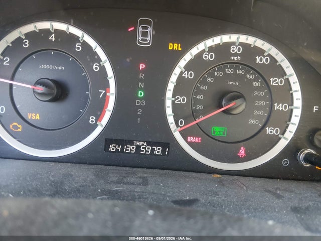 46019826 :رقم المزاد ، 1HGCP26368A040144 vin ، 2008 Honda Accord 2.4 Lx مزاد بيع