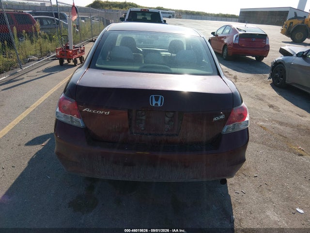 46019826 :رقم المزاد ، 1HGCP26368A040144 vin ، 2008 Honda Accord 2.4 Lx مزاد بيع