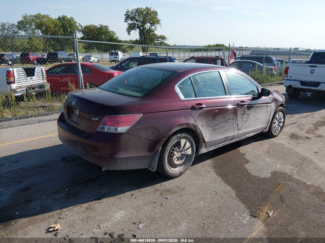 46019826 :رقم المزاد ، 1HGCP26368A040144 vin ، 2008 Honda Accord 2.4 Lx مزاد بيع