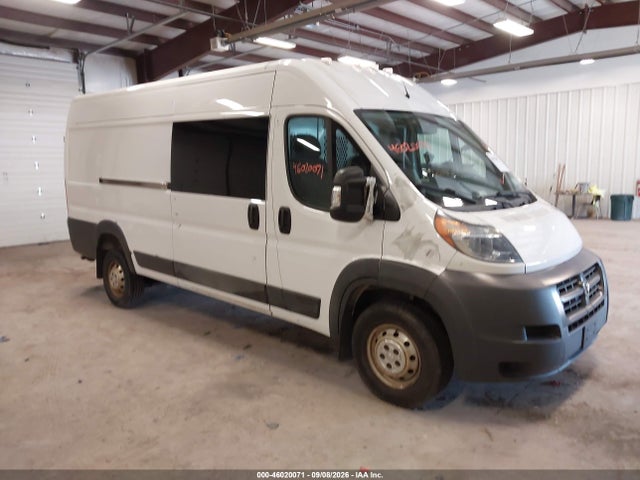 2017 Ram Promaster 3500 Cargo Van High Roof 159 Wb Ext მანქანა იყიდება აუქციონზე, vin: 3C6URVJG2HE535986, აუქციონის ნომერი: 46020071