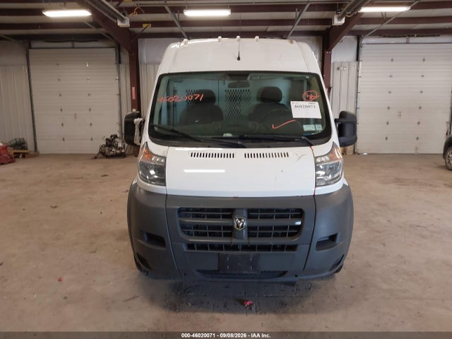 2017 Ram Promaster 3500 Cargo Van High Roof 159 Wb Ext მანქანა იყიდება აუქციონზე, vin: 3C6URVJG2HE535986, აუქციონის ნომერი: 46020071