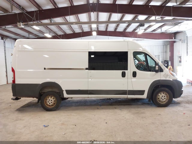 2017 Ram Promaster 3500 Cargo Van High Roof 159 Wb Ext მანქანა იყიდება აუქციონზე, vin: 3C6URVJG2HE535986, აუქციონის ნომერი: 46020071