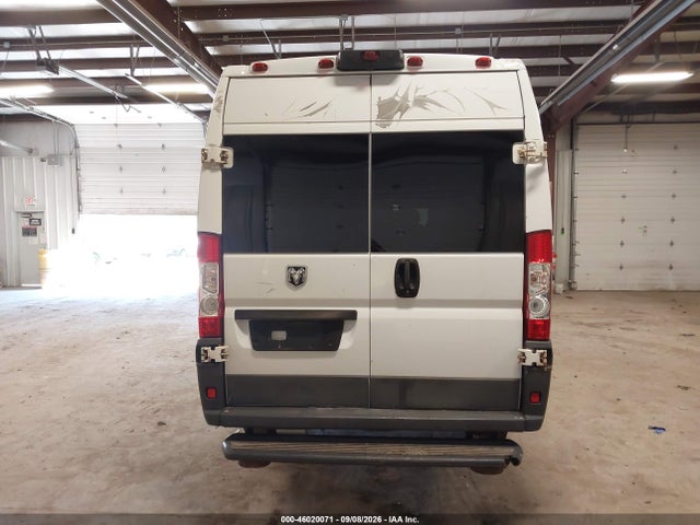 2017 Ram Promaster 3500 Cargo Van High Roof 159 Wb Ext მანქანა იყიდება აუქციონზე, vin: 3C6URVJG2HE535986, აუქციონის ნომერი: 46020071
