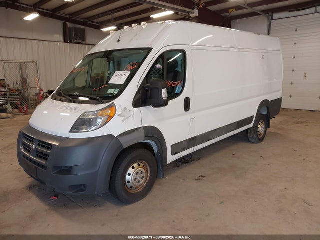 2017 Ram Promaster 3500 Cargo Van High Roof 159 Wb Ext მანქანა იყიდება აუქციონზე, vin: 3C6URVJG2HE535986, აუქციონის ნომერი: 46020071