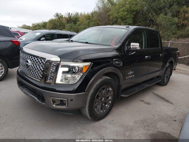 46020074 :رقم المزاد ، 1N6AA1E64HN528088 vin ، 2017 Nissan Titan Platinum Reserve مزاد بيع