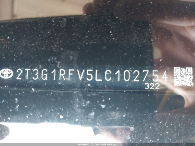 Aukcja sprzedaży 2020 Toyota Rav4 Le, vin: 2T3G1RFV5LC102754, numer aukcji: 46020177