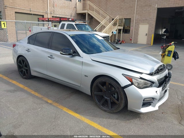 2016 Infiniti Q50 3.0t Premium მანქანა იყიდება აუქციონზე, vin: JN1EV7AR8GM342797, აუქციონის ნომერი: 46020256