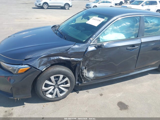 46020286 :رقم المزاد ، 2HGFE2F22SH596194 vin ، 2025 Honda Civic Lx مزاد بيع