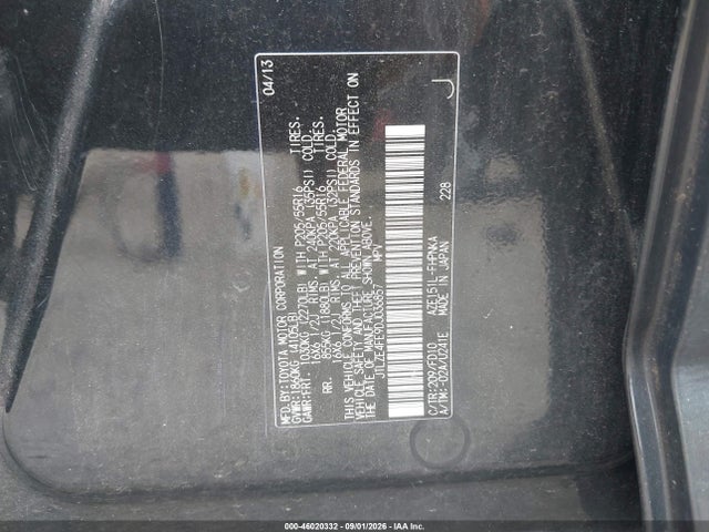 Aukcja sprzedaży 2013 Scion Xb, vin: JTLZE4FE9DJ036857, numer aukcji: 46020332