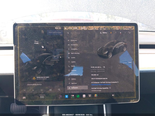 Aukcja sprzedaży 2019 Tesla Model 3 Long Range/performance, vin: 5YJ3E1EB3KF208716, numer aukcji: 46020437