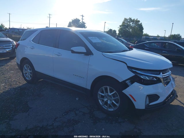 2022 Chevrolet Equinox Fwd Lt მანქანა იყიდება აუქციონზე, vin: 3GNAXKEV1NL192398, აუქციონის ნომერი: 46020462