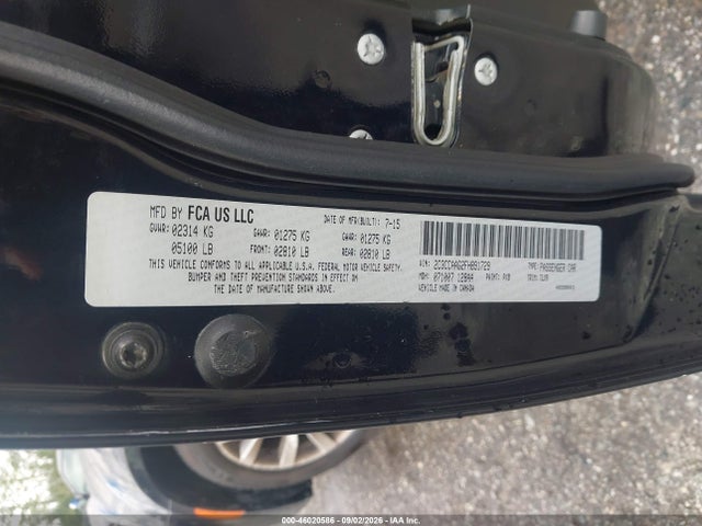 Aukcja sprzedaży 2015 Chrysler 300 Limited, vin: 2C3CCAAG2FH891729, numer aukcji: 46020586