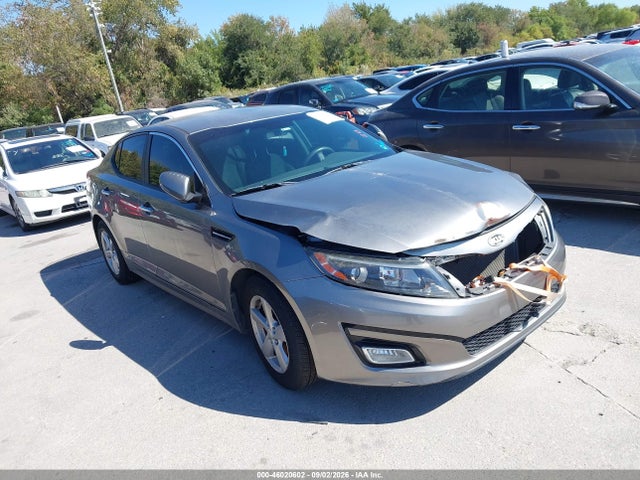 2015 Kia Optima Lx მანქანა იყიდება აუქციონზე, vin: 5XXGM4A71FG441343, აუქციონის ნომერი: 46020602