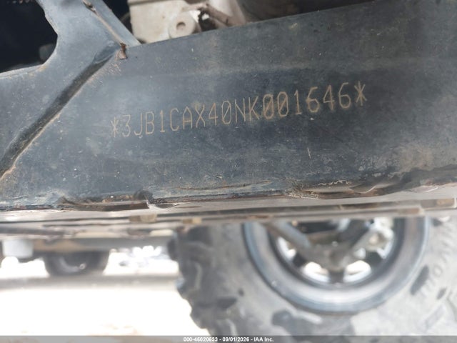 46020633 :رقم المزاد ، 3JB1CAX40NK001646 vin ، 2022 Can-am Commander Max Xt 1000r/xt-p 1000r مزاد بيع
