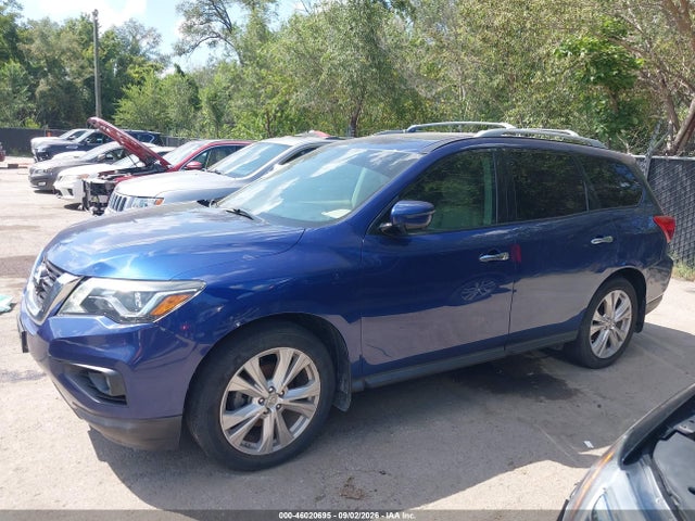 2018 Nissan Pathfinder Sl მანქანა იყიდება აუქციონზე, vin: 5N1DR2MM7JC647152, აუქციონის ნომერი: 46020695